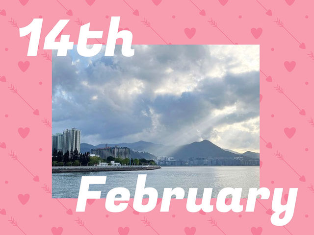 情人節的浪漫：烏溪沙日落