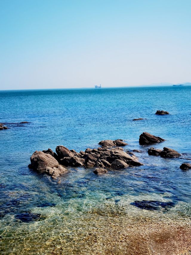 煙台海邊走一走