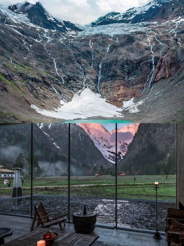 梅里雨崩和老公住到了全世界最美的雪山酒店