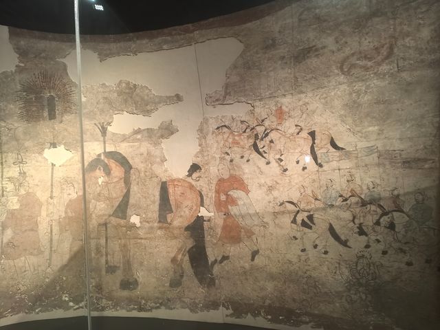 太原北齊壁畫博物館一一水泉梁壁畫