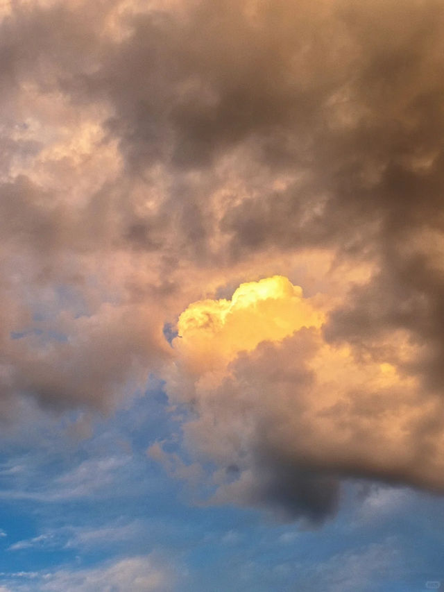 特克斯昨日暴雨後的超夢幻天空！