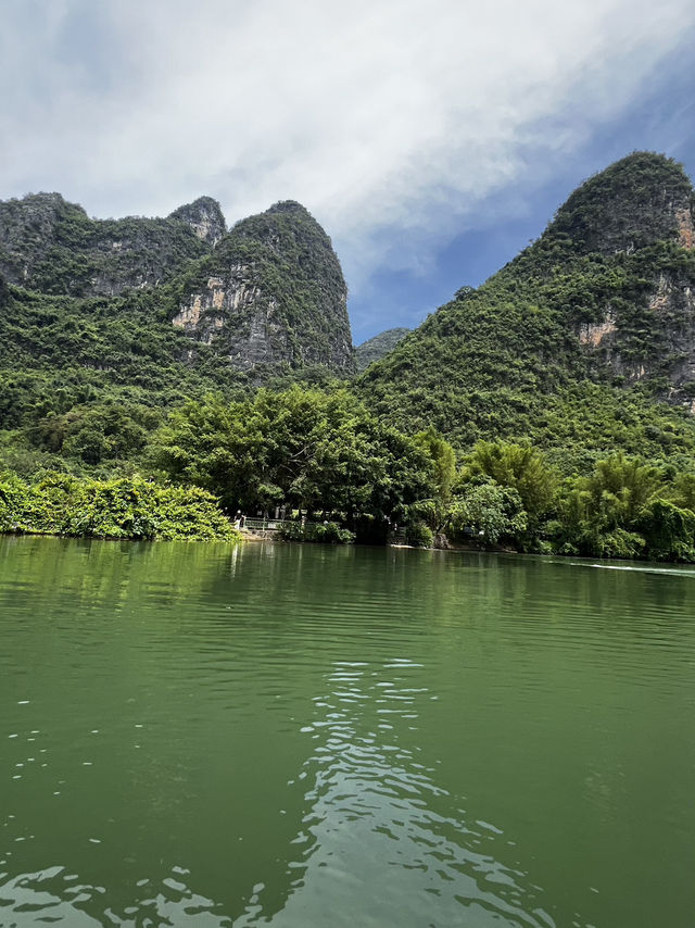 Yulong River Bamboo rafting from Jima Wharf