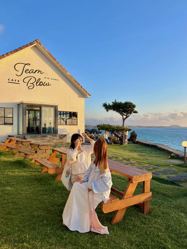 濟州島海边吹風拍到相機内存爆！晚霞美到唔識講嘢🌅