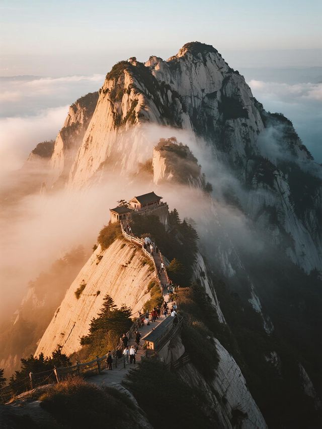 華山夜爬觀雲海！星空與日出交織的浪漫冒險