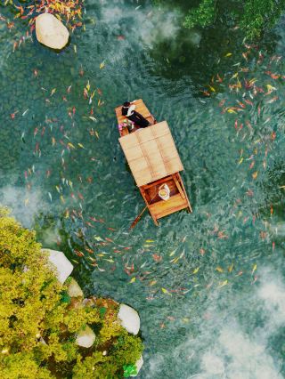 น่าทึ่ง! สวรรค์บนพื้นที่ 30,000 ตารางเมตรในฉางซา พร้อมบ่อน้ำที่เต็มไปด้วยปลาคาร์ป กลายเป็นสถานที่ห้ามพลาด