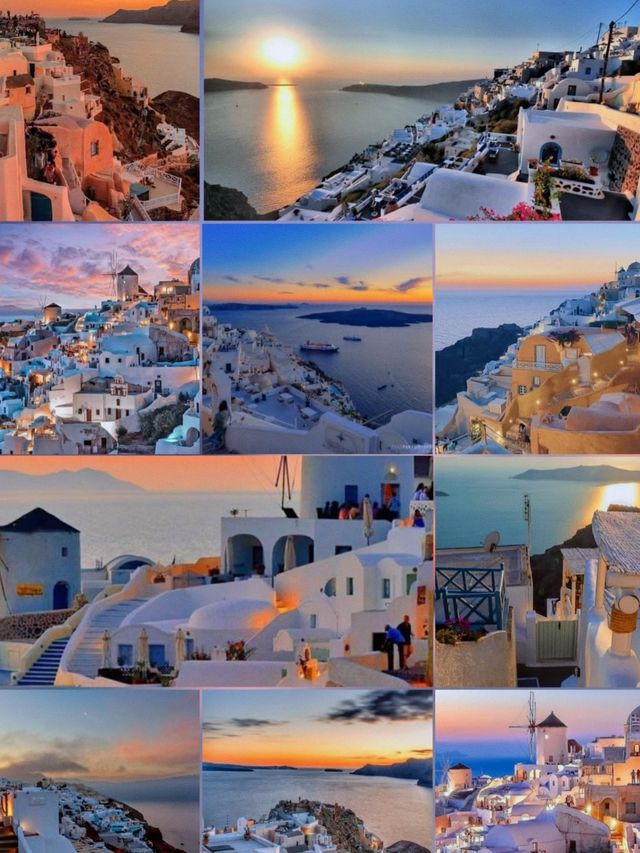 希臘聖托里尼藍白夢境 落日香檳浪漫打卡攻略
