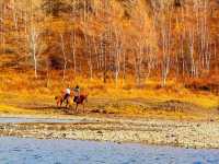 深秋阿爾山騎馬逐浪邂逅大興安嶺最美秋天