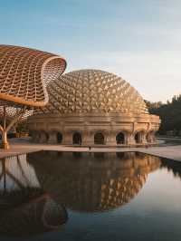 帶娃逛牛首山40億「榴槤」建築太震撼！