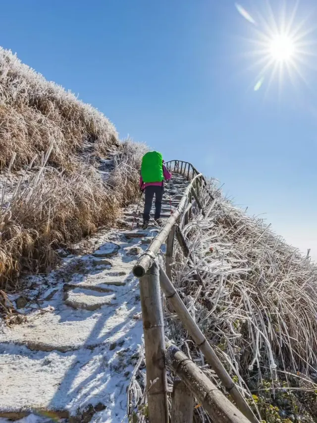 冬季武功山到底多美 不去看看嗎 冬季武功山到底多美 不去看看嗎