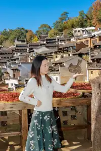 12月的婺源篁嶺曬秋，太陽是最好的濾鏡