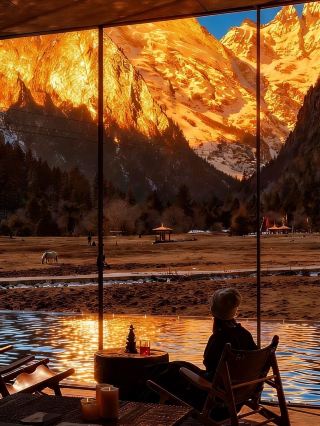 Meili Yubeng's Ultimate Scenic Ceiling! This Wild Luxury Hotel Made Me a Legend on the Spot