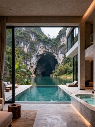 Guangxi Family Trip, Staying at Sanmenhai Fairy Inn Was So Healing