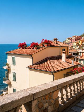 Hide in the colorful fairy tale on the cliff and feel the sea breeze