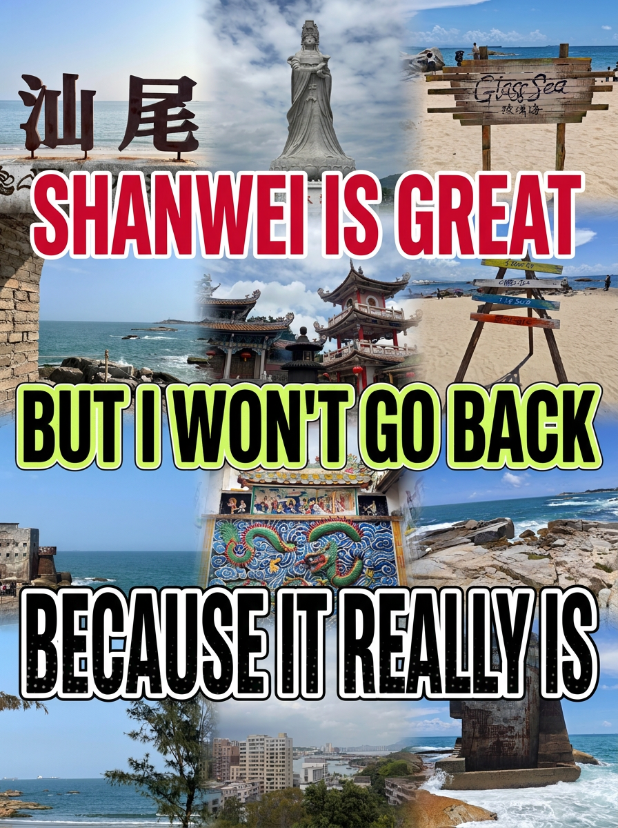 Shanwei is great, but I won't be going back because it's just...