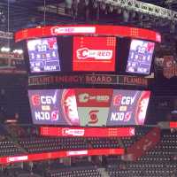 Spent a night at Scotia Saddledome for watching ice hockey