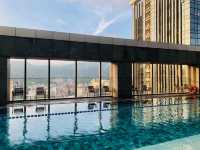 台北|🌇頂樓戶外泳池夕陽📍 Taipei Marriott Hotel 台北萬豪酒店