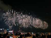 國慶煙花🎆31888枚煙花維港上空綻放 