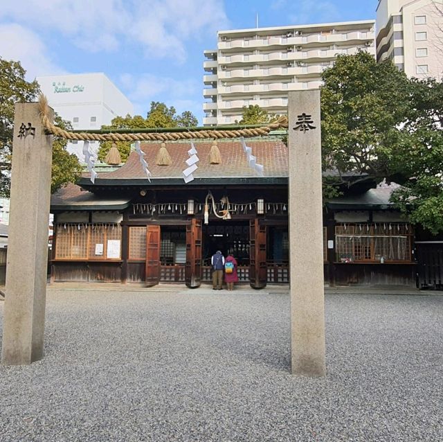 難波古老神社，魟魚神史【廣田神社】