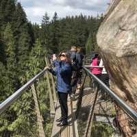 Heart stopping cliff walk!