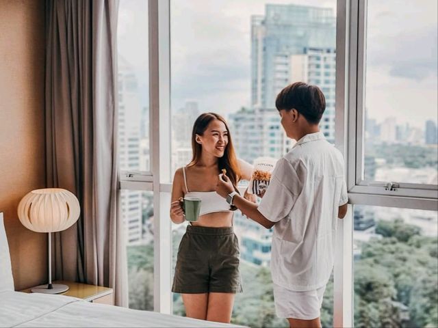 #staycation ที่พักใจกลางเมือง วิวสุดปังงง !!!