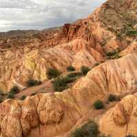 Fairytale canyon in Kyrgyzstan