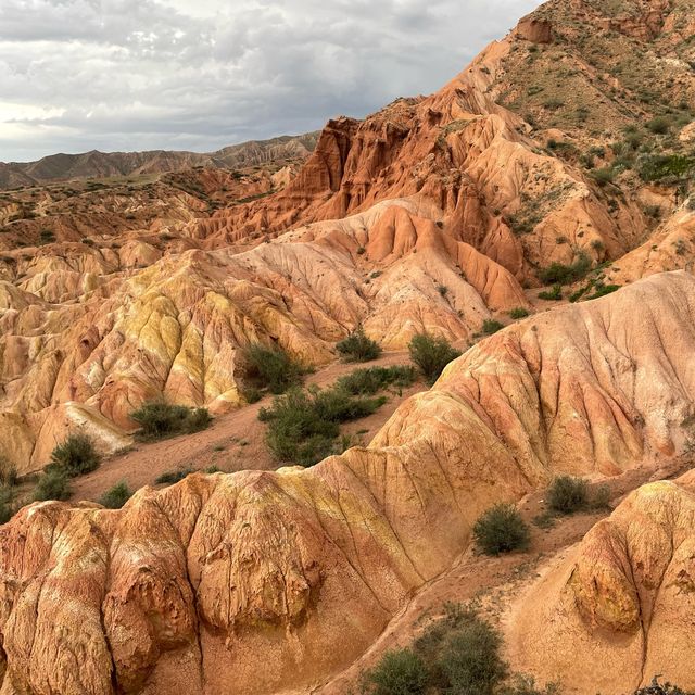 Fairytale canyon in Kyrgyzstan