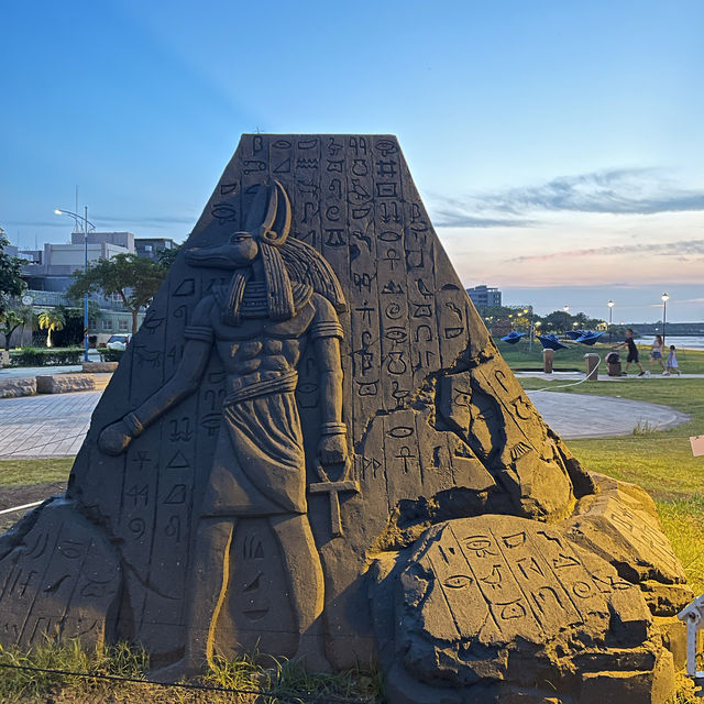 放暑假，來八里左岸公園玩