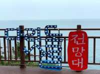 부산 청사포 투명 다리가? “청사포 다릿돌전망대”🌁