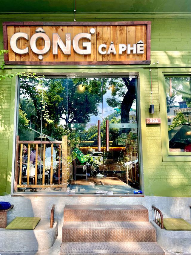 The Most Famous Coffee Shop: Cong Caphe 🇻🇳