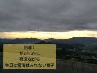 発生率40％の奇跡！雲海テラスドライブ