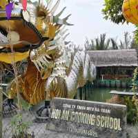 Cam Thanh Coconut Village - basket boat riding