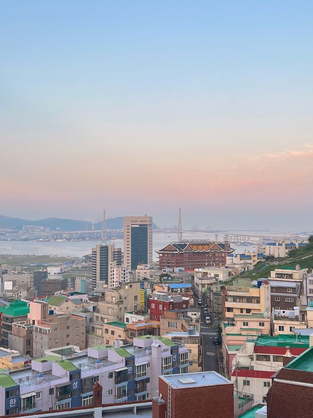 알록달록 부산 도심 뷰 테라스 카페 💜 