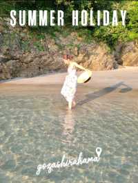 【三重/秘密のビーチ】透明度抜群✨地元民しか知らない。秘密のビーチ🏖️夕日もこんなに綺麗です！！