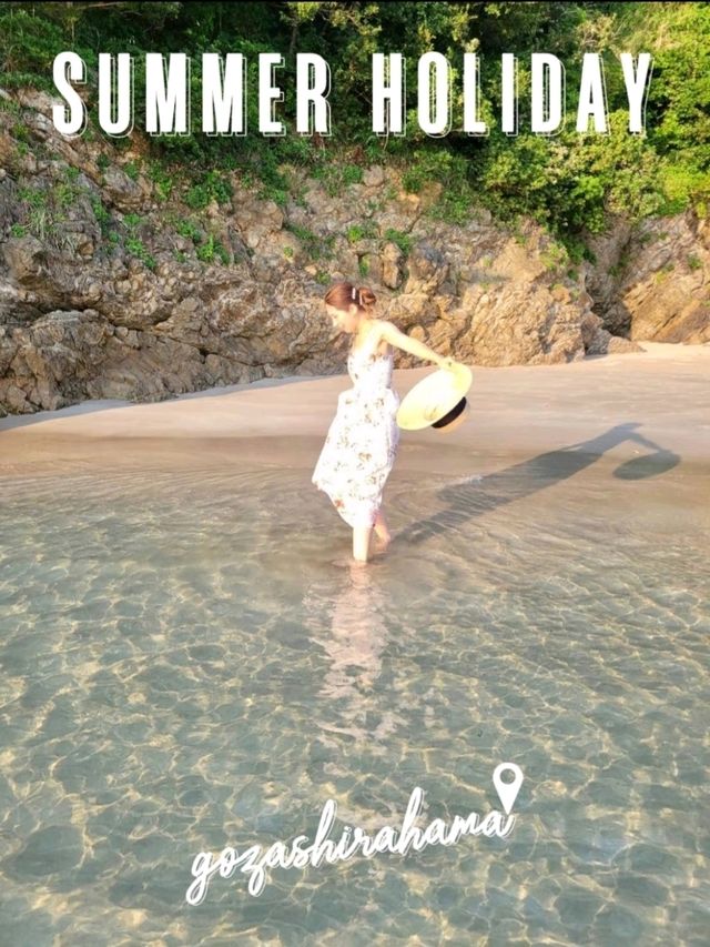【三重/秘密のビーチ】透明度抜群✨地元民しか知らない。秘密のビーチ🏖️夕日もこんなに綺麗です！！