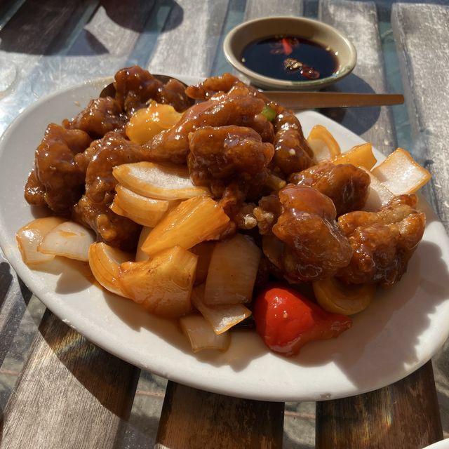 홍콩의 라마섬에서 즐기는 샴페인과 중식요리! Peach Garden Sea Food Restaurant!