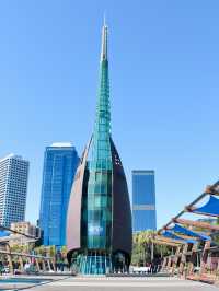 Iconic Bell Tower and Elizabeth Quay in Perth 🇦🇺