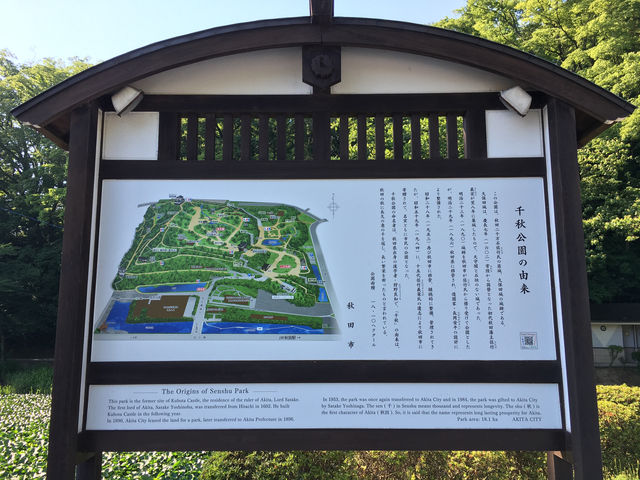 千秋公園的四季之美：探索秋田的自然與歷史