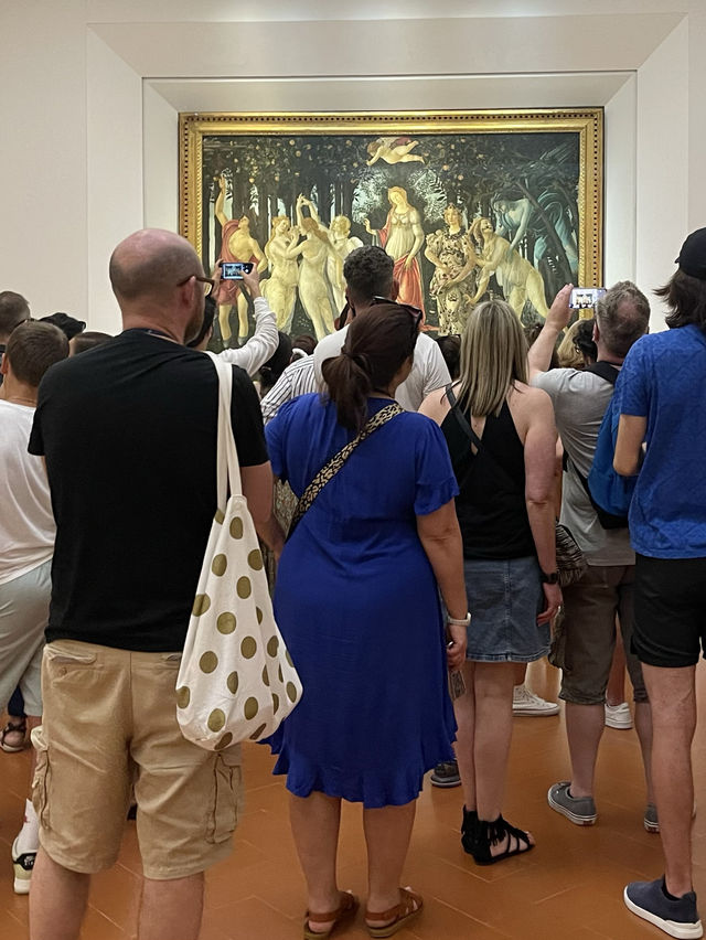 Visiting the Uffizj Gallery is a fantastic experience