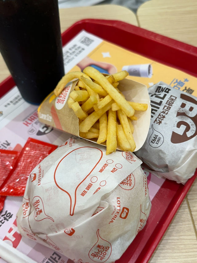 🍴인천공항 24시 식당, 롯데리아
