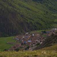 Ze Ba Village, Litang: A Breathtaking View from Above