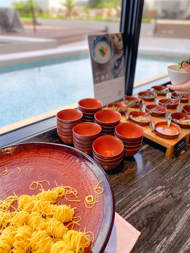 【沖縄 恩納村】AQUASENSE Hotel & Resort で朝食ビュッフェ️🩵