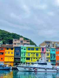 🌈 บ้านสีรุ้ง ท่าเรือเจิ้งปิน ไต้หวัน
