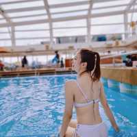 My Favorite Solarium Pool on Cruise to nowhere! 