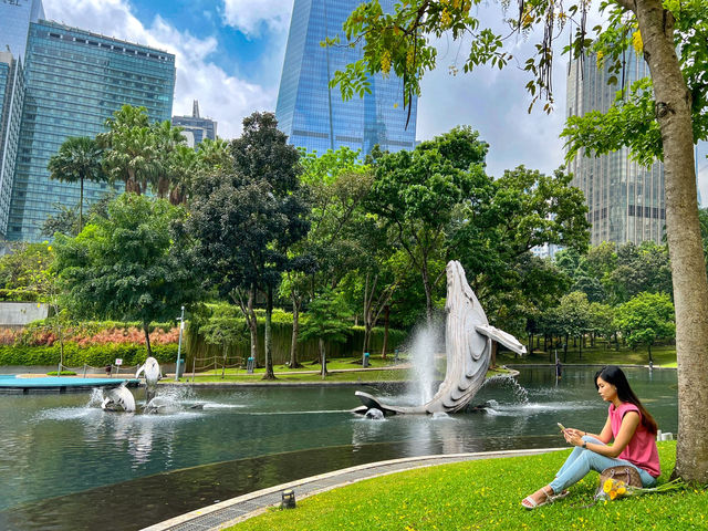 Finding Tranquility: A Serene Escape at KLCC Park in the Heart of Kuala Lumpur