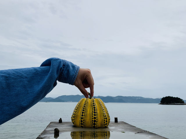 【直島】地中美術館とかぼちゃ！