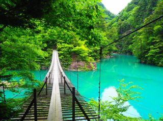 【大家都去過了嗎？】深山裡的奇蹟之藍　夢幻吊橋
