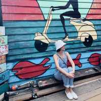  Street Art in Penang แว๊นมอไซ เสพงานศิลป์ 