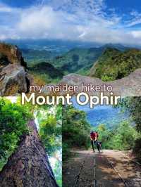 A challenging misson: my maiden hike to the Mount Ophir 🌿 