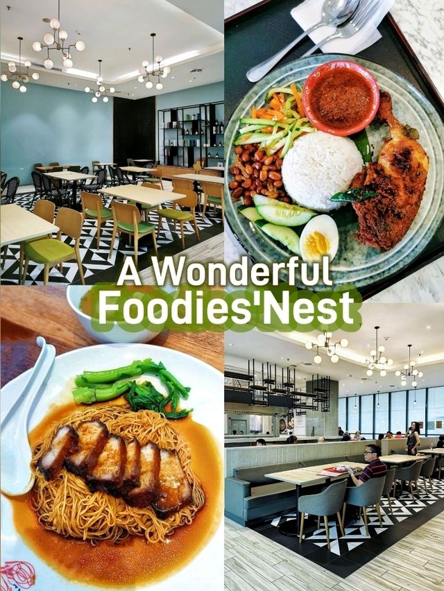 Foodies' Nest Food Court, a perfect foodies destination in PJ!🍽️🧋🍜🍧☕🫕