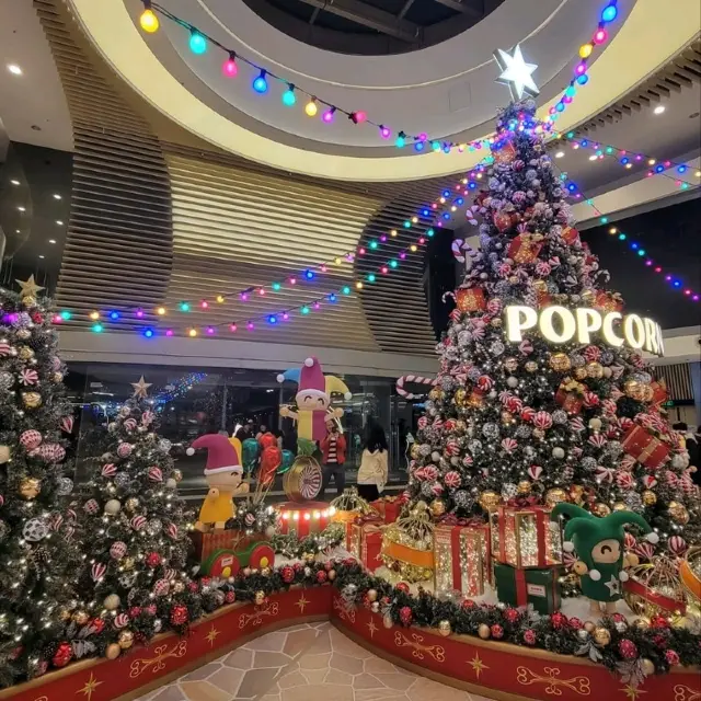 Popcorn 크리스마스 장식 - 크리스마스 카니발 파티